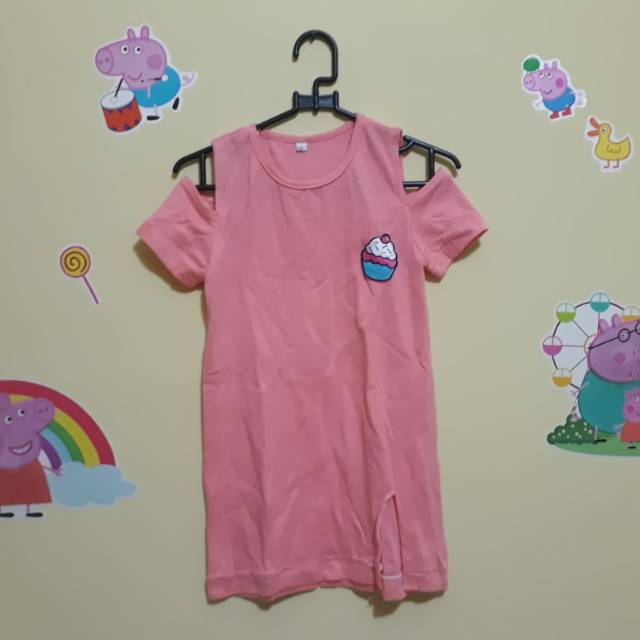 Baju anak Dress pelangi 1-3 thn