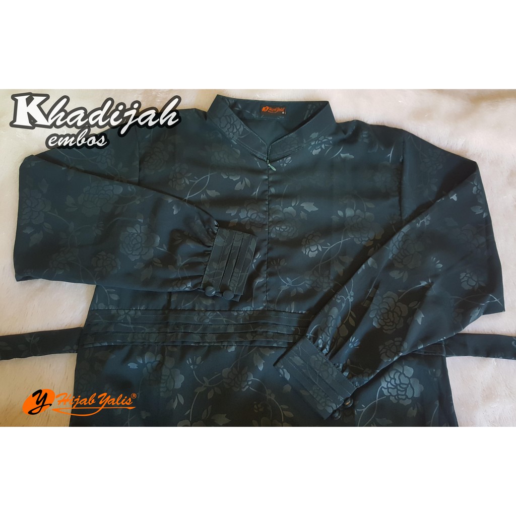 Gamis Syar'i Wollpeach Embos type khadijah