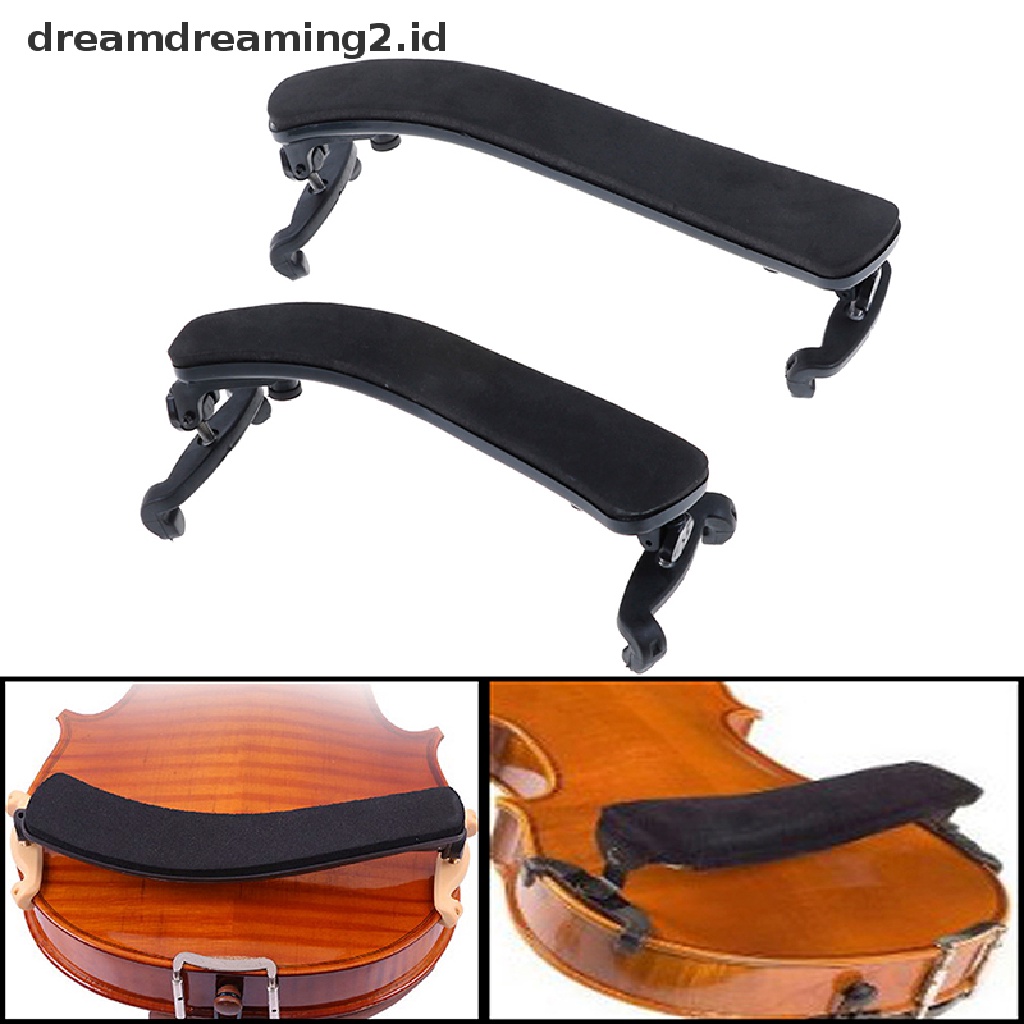 (LIKE) Shoulder rest / Sandaran Bahu Biola 1 / 2-4 / 4 1 / 8-1 / 4 adjustable Warna Hitam