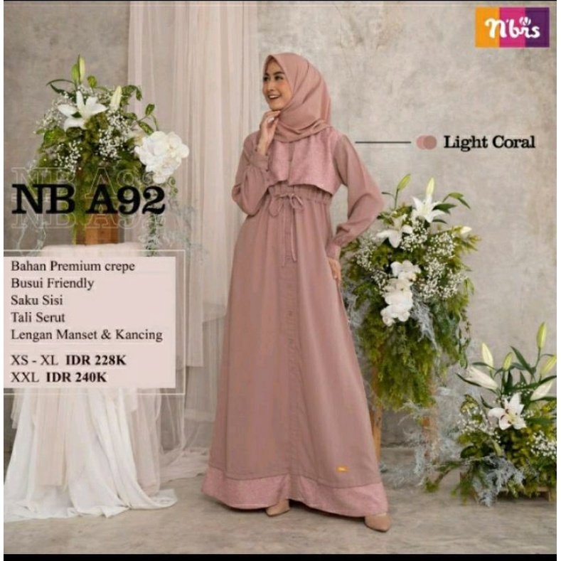 Gamis Nibras NB A92. Coral M