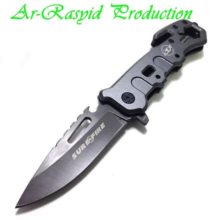 Promo Pisau Lipat Surefire Knife Knive Tipe D38 Outdoor Survival Murah