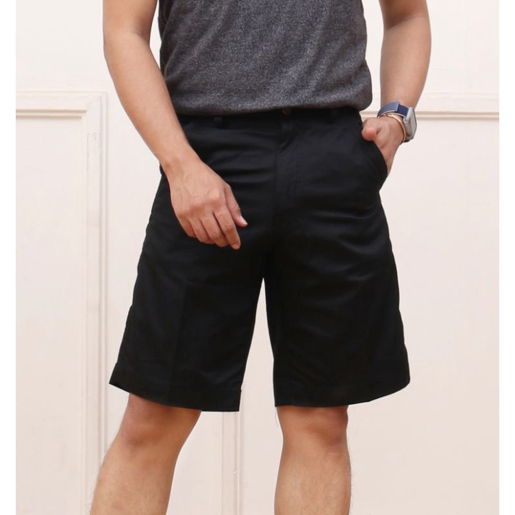 Celana Pendek Pria  Slimfit  Chino Fashion Kasual Distro Cowok Pantai