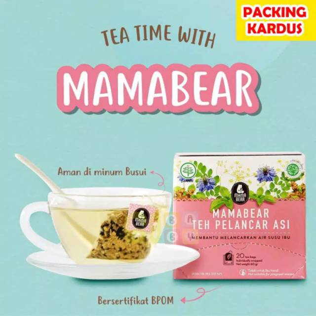 mama bear teh pelancar asi / mama bear / teh celup/ mamabear