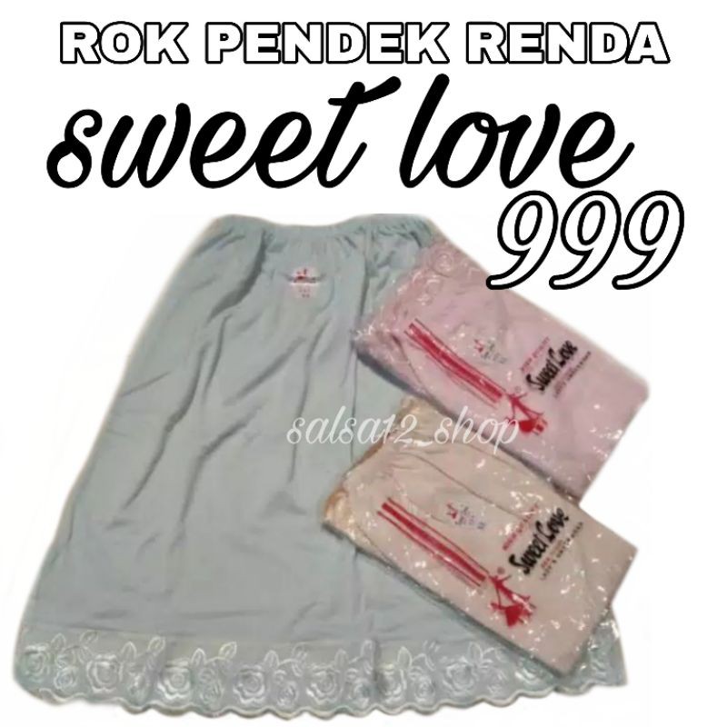 ROK PENDEK/ROK SWEET LOVE/SWEET LOVE 999 WARNA