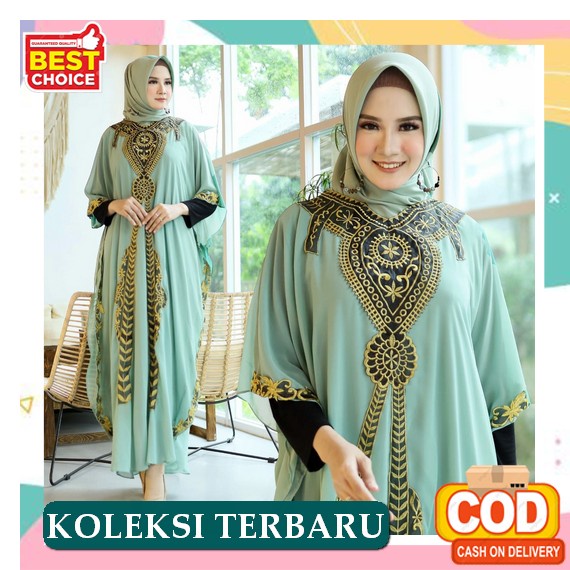Kaftan Abaya Kaftan Premium Mewah Kaftan Kekinian Kaftan Elegan Terbaru Kaftan Original Kaftan Arab 