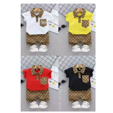 SETELAN KEMEJA ANAK LAKI-LAKI IMPORT BEST SELLER/SETELAN KAOS KERAH IMPORT ANAK LAKI-LAKI BISA COD