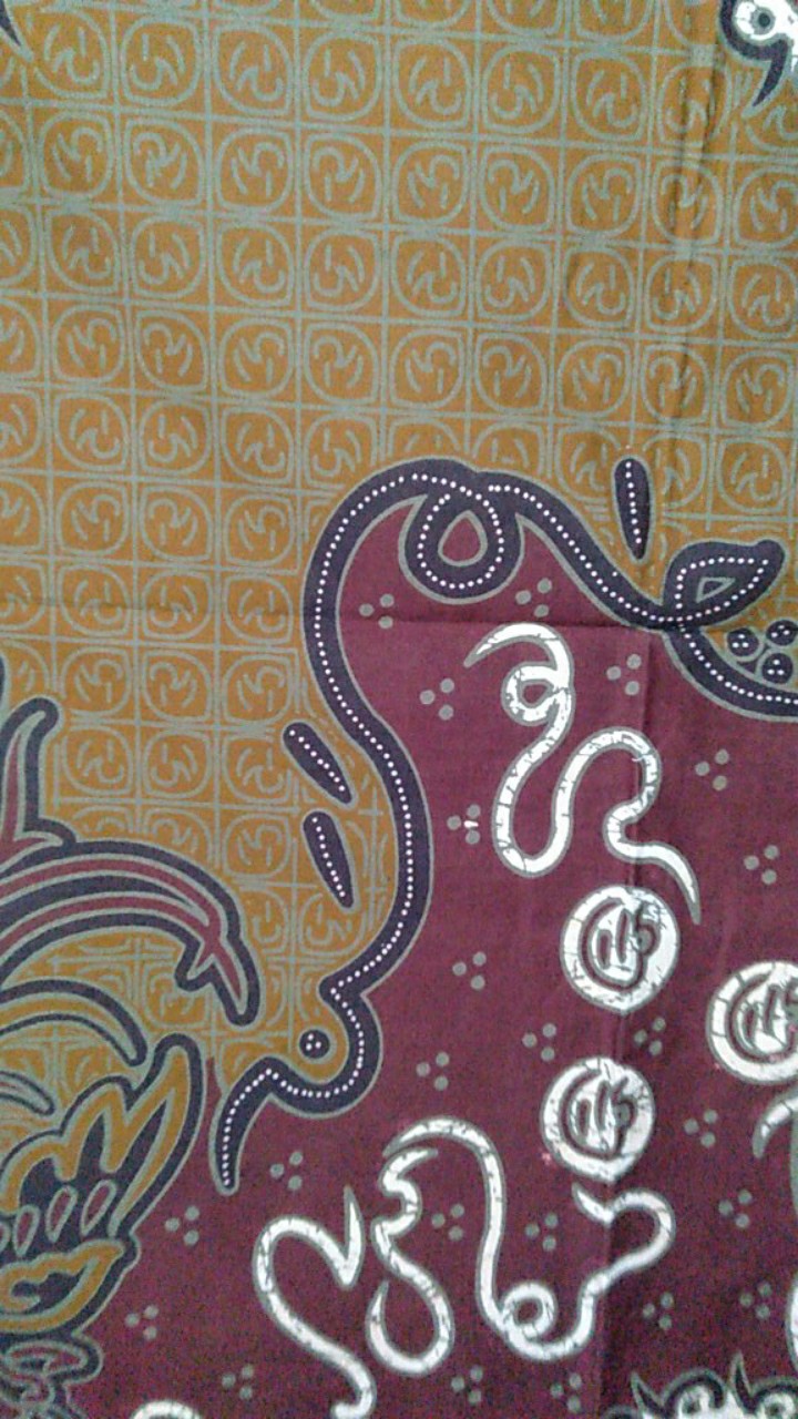 Kain Batik Solo (cabut) Motif Nakula Madra