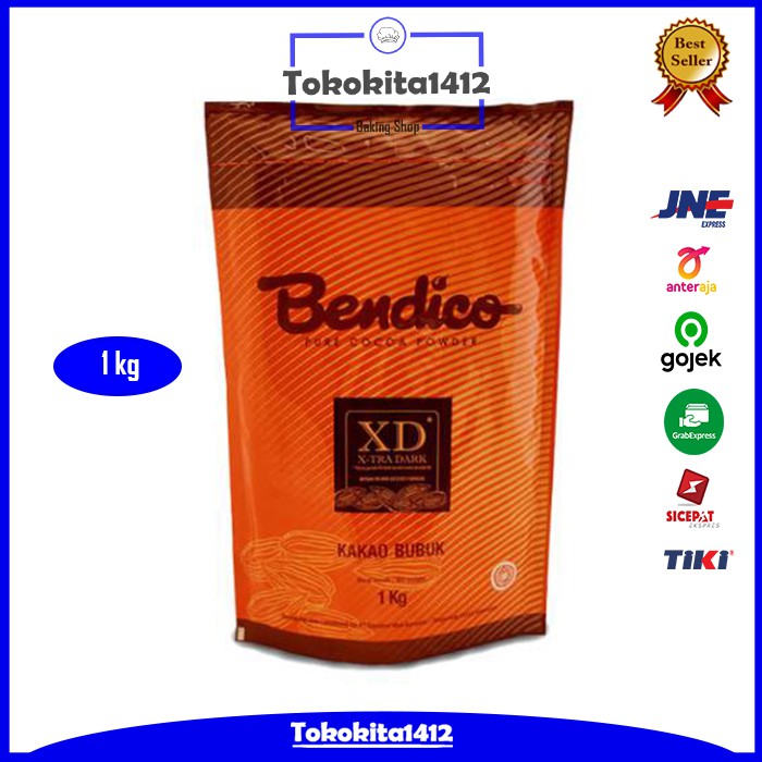 BENDICO XD Chocolate Powder Dark Black Coklat Bubuk 1 kg