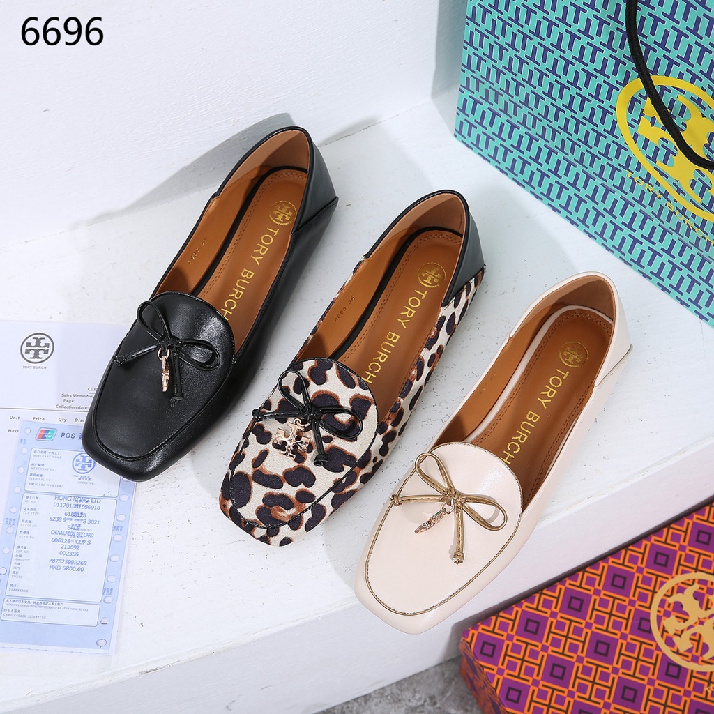 Leather  Charm 5 Mm Loafers #6696