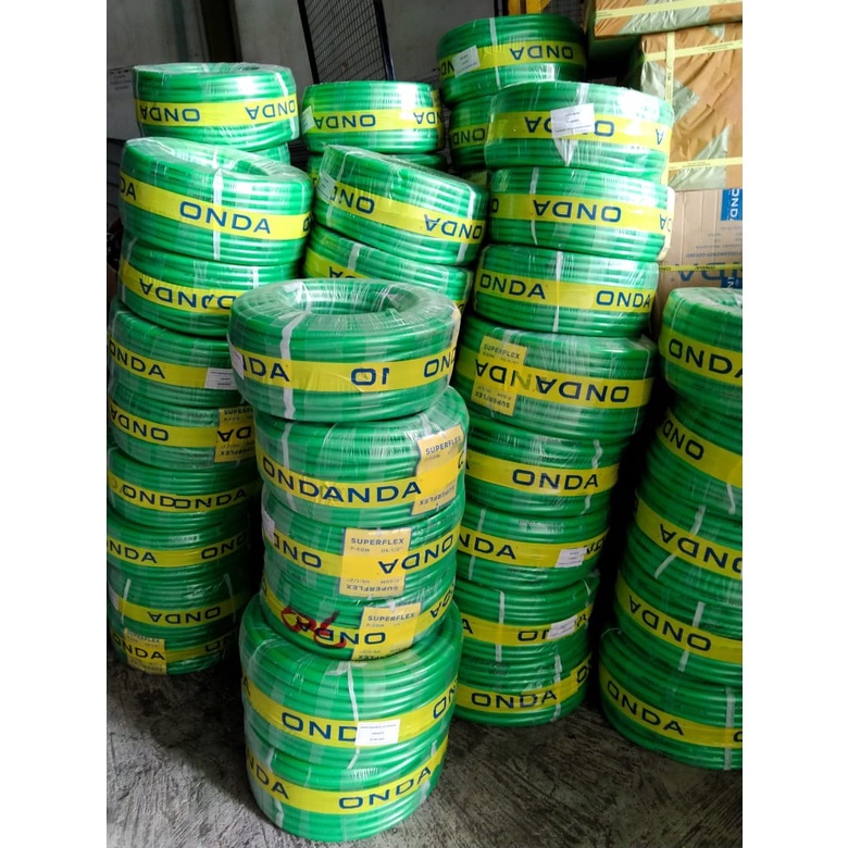 Selang Tebal ONDA Superflex Hijau 1/2&quot; Slang Air Taman Flexible Lentur Kuat 50 meter