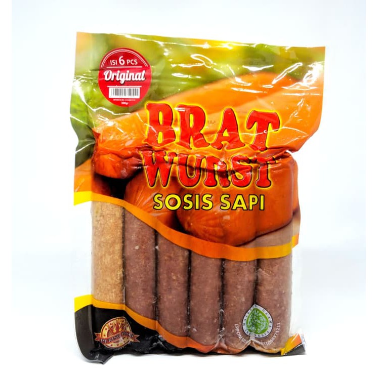 

Sosis Sapi Bratwurst Original isi 6