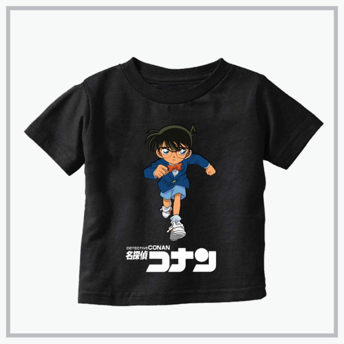 Kaos Baju Anak Detective Conan Edogawa
