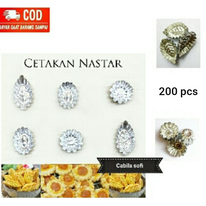 Cetakan nastar 200pcs / Cetakan kue kering 200pcs