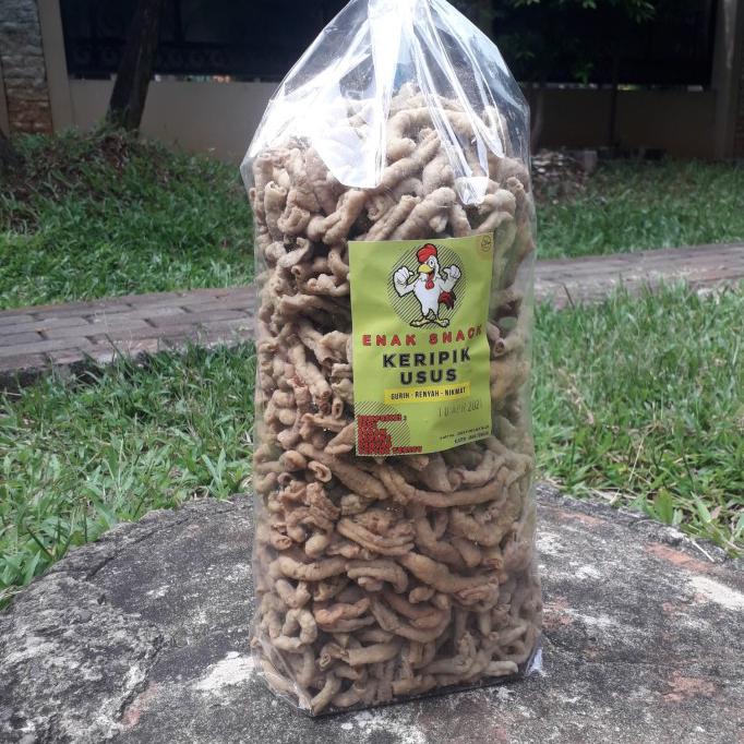 

Promo Awal tahun (250 gr / 500 gr) KERIPIK USUS / KRIPIK USUS AYAM SUPER GURIH - 500 gram Promo Awal