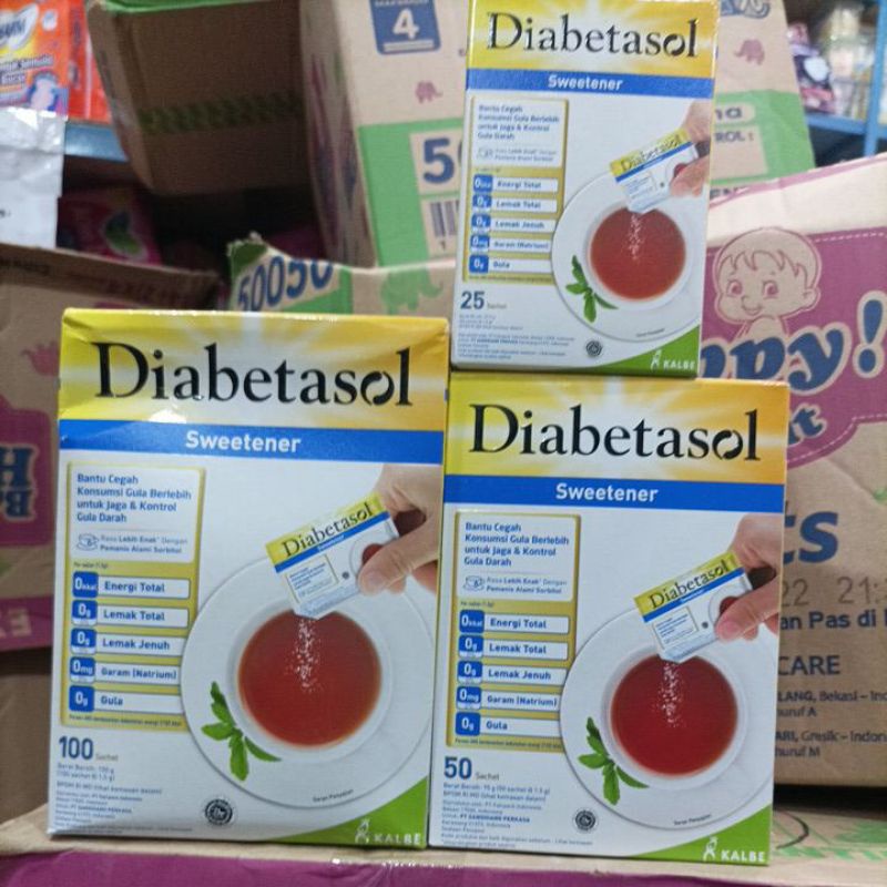 

DIABETASOL SWEETNER/GULA 100sc,50sc,25sc