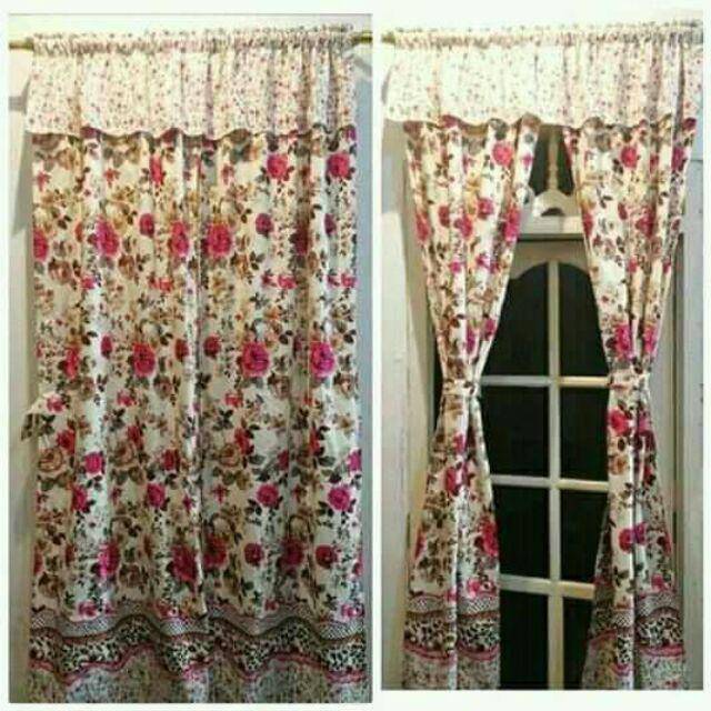Gorden serut pintu gorden poni hordeng renda belah Gorden serut pintu gorden poni hordeng renda belah