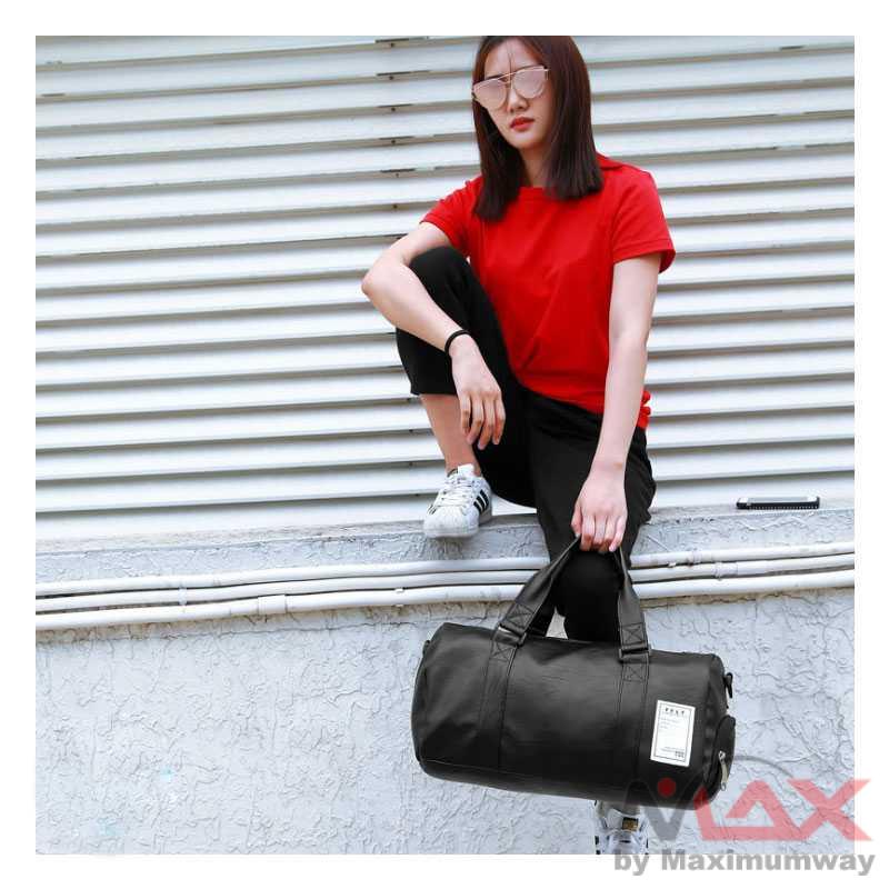 FEIFANLITUO Tas Travel Olahraga Gym Fitness Renang Pria Wanita Ransel Barrel Duffel Fashion Travel