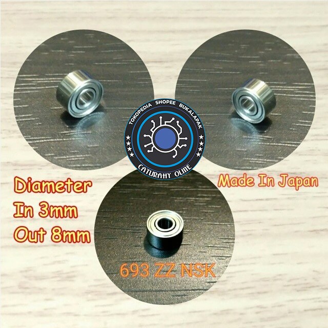 Bearing kecil tamiya 693 zz NSK 8 mm 3 Bering 8mm 3mm