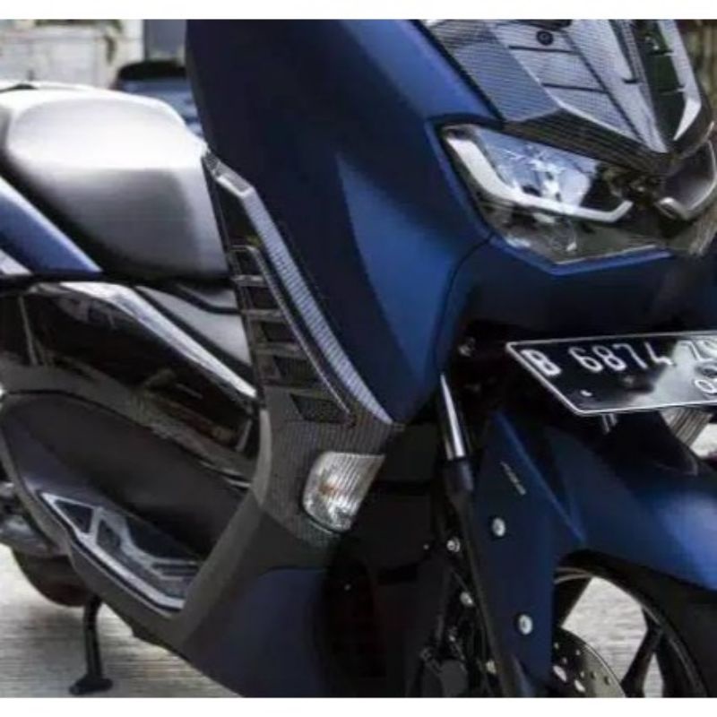 Variasi Yamaha ALL NEW NMAX 2020 Cover Tutup Sen NEW NMAX 2020 Cover Variasi Sen Depan NEMO Carbon