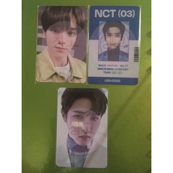 [READY STOCK] - NCT 2022 MD Universe Part 3 ID card Photocard set Taeyong Jaehyun Renjun