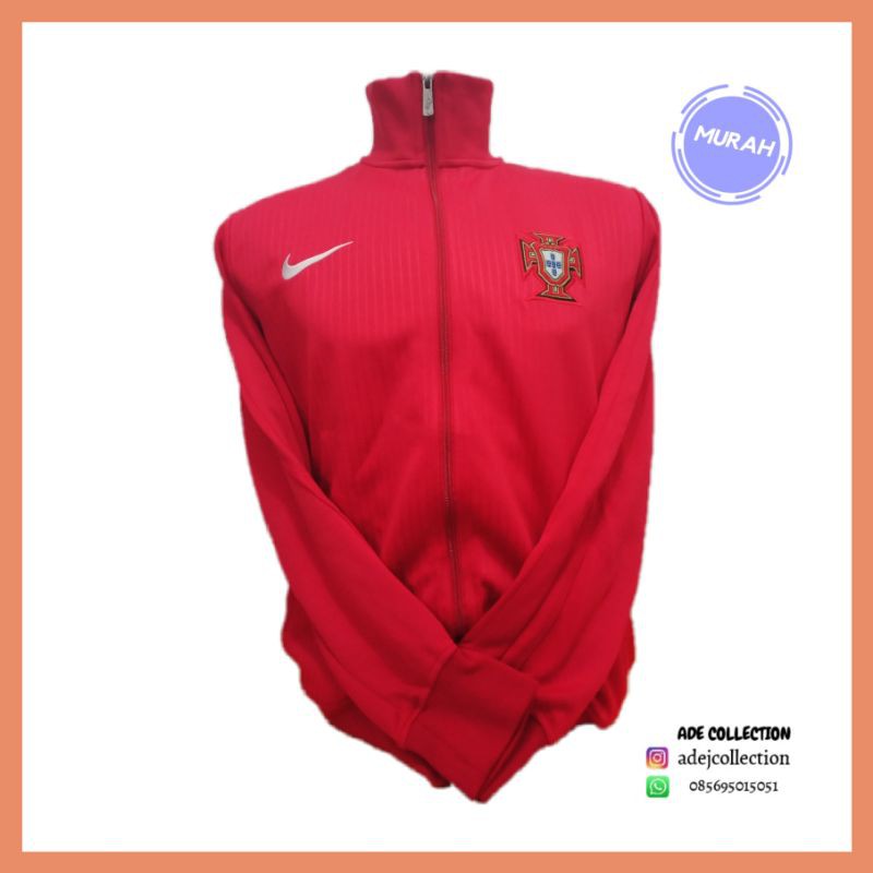 Jaket bola PORTUGAL merah GradeOri(GO)