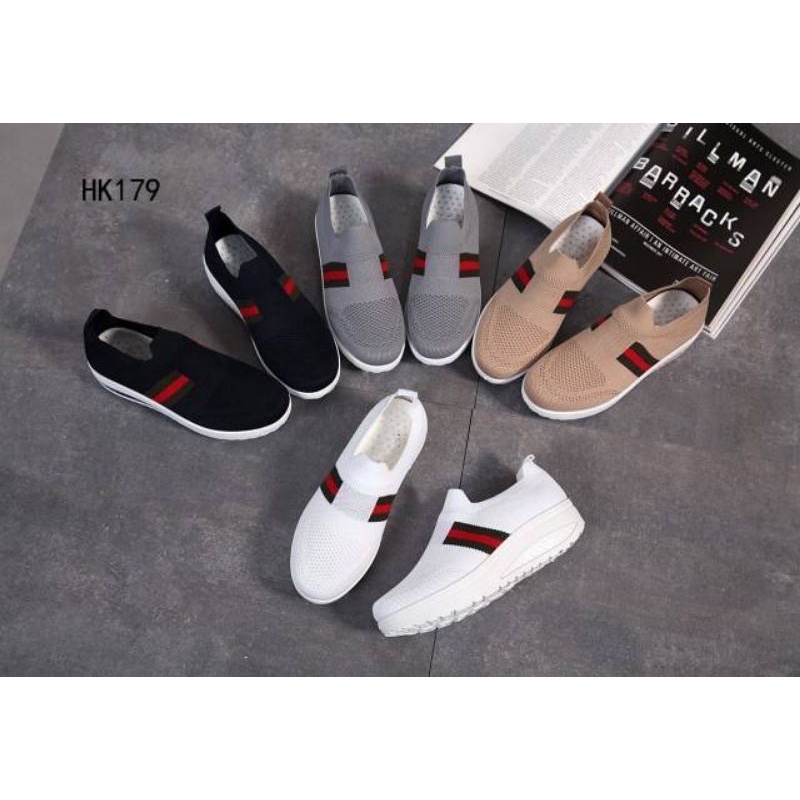 FBS - Sepatu Wanita Fashion Sneakers Import HL179 (2Pasang Bisa 1Kg)