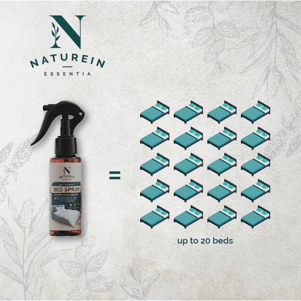 Naturein Essentia Bed Spray 100ml 200ml Semprotan Anti Tungau Virus Bakteri