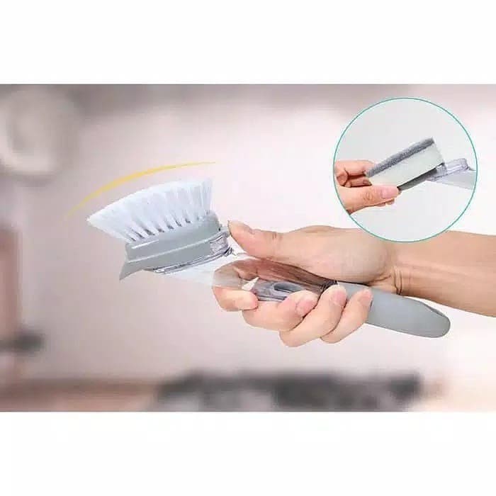 Cleaning Brush Sikat Cuci Piring - Sponge Dispenser Sabun Cuci Piring