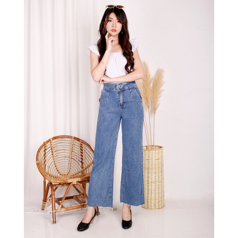 VIERLIN - Jeans 1962 - HIGHWAIST CULLOTE JEANS WANITA