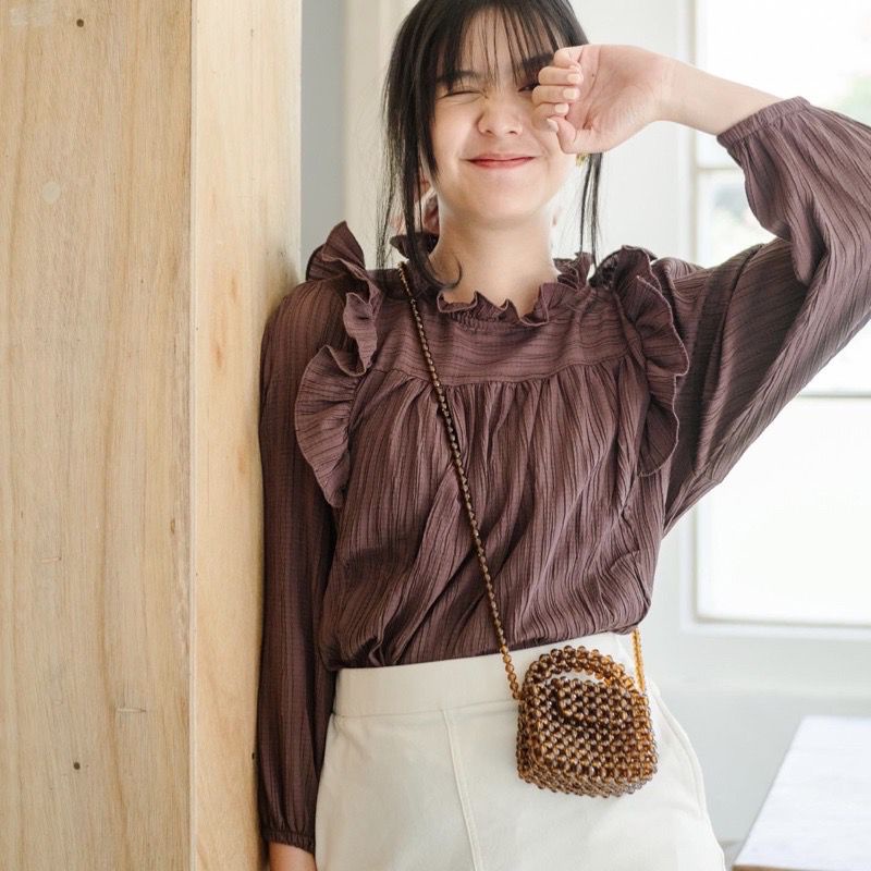 Daisy Blouse | blouse wanita korean style | atasan wanita | blouese wanita terbaru 2022 | blouse kek