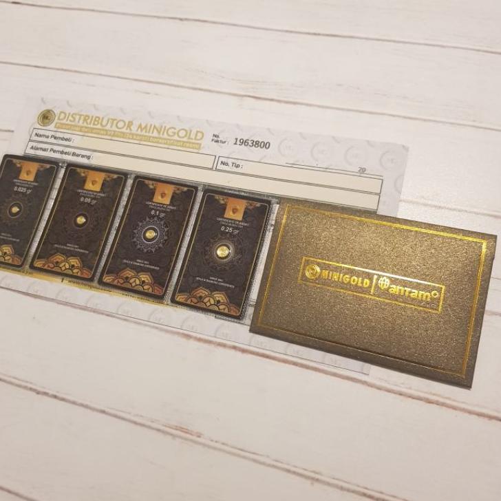 ♣ Emas Mini Gold Minigold Black Series 0,025 - 0,05 - 0,1 / 0.025 - 0.05 - 0.1 gr gram 24 Karat ☞