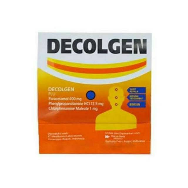 Decolgen 1 strip isi 4 tablet