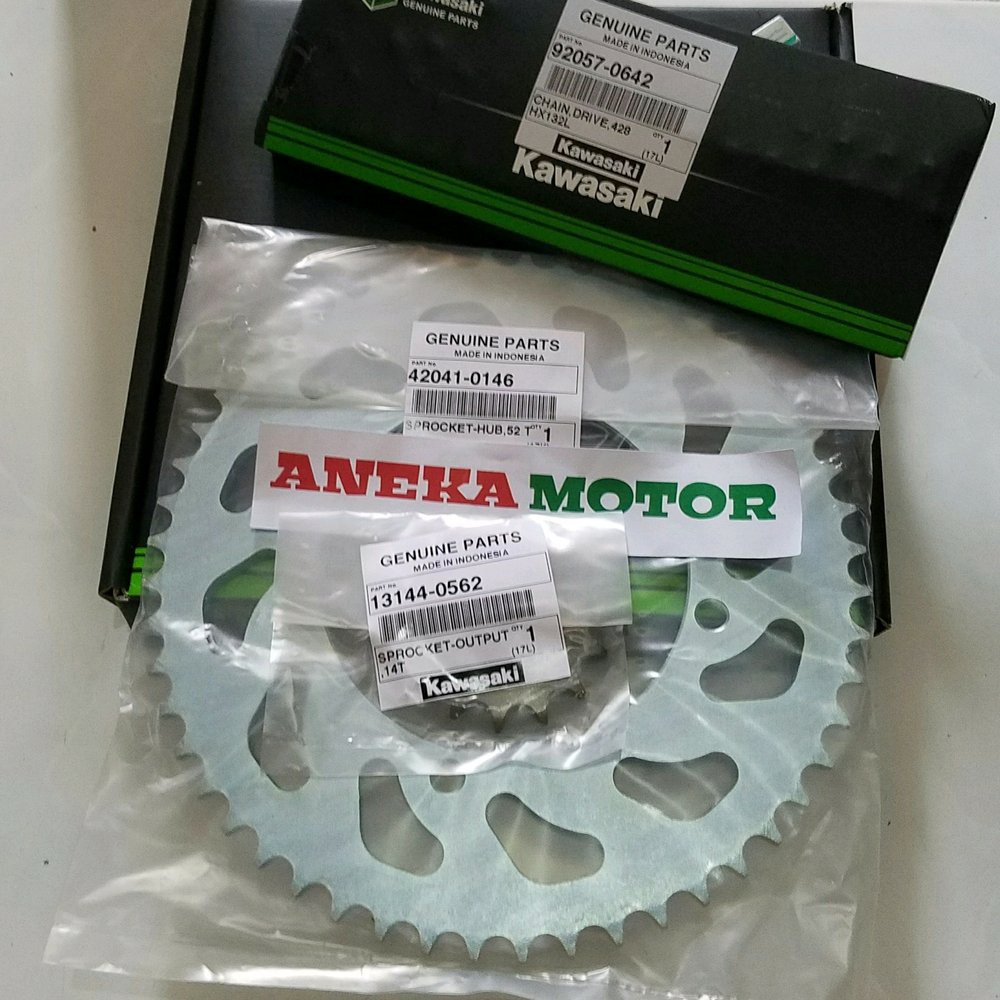 Gear Set Kawasaki KLX 150 BF  Kawasaki Parts
