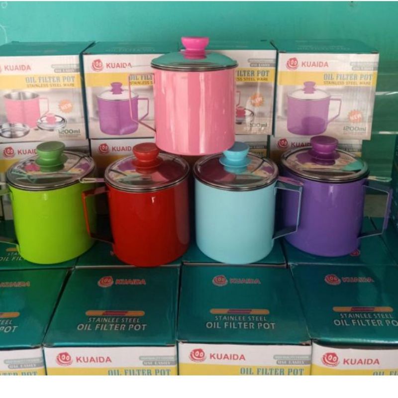 OiL Pot // Wadah Minyak Dengan Saringan