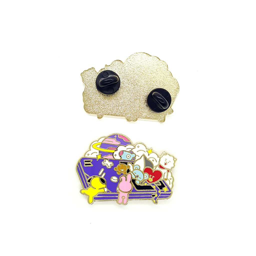 BT21 Enamel Pin - In The World Games [READY STOCK]