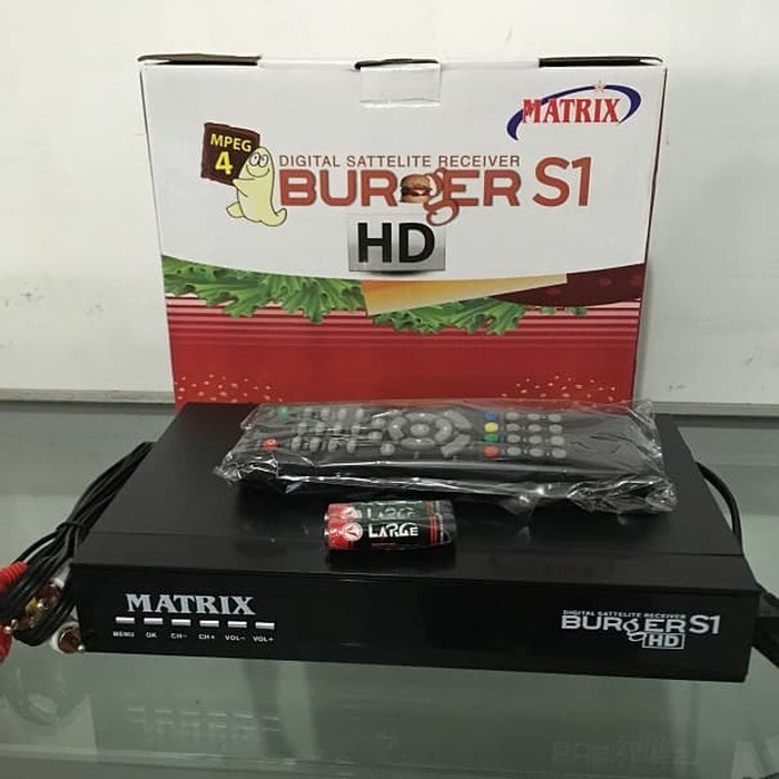 Receiver Parabola Matrix HD Burger S1 MPEG4 Digital Original Ori