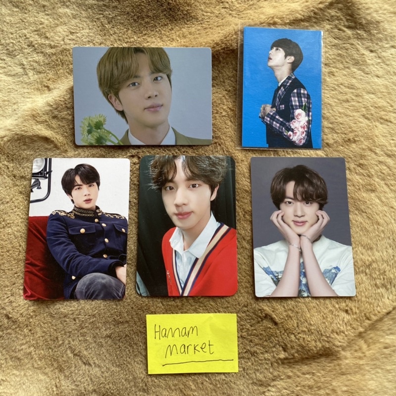 BTS JIN OFFICIAL MINI PHOTOCARD SOWOOZOO FILM VIEWER WINGS ARMYBOMB PC KIM SEOKJIN NON ALBUM