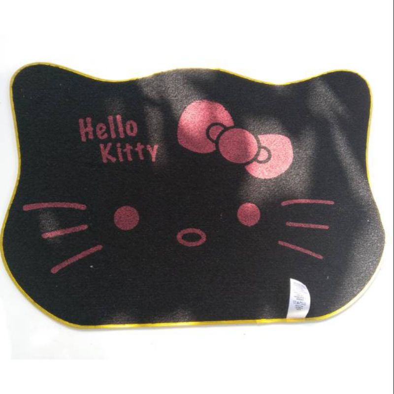 KESET HELLOKITTY HITAM / KESET KARAKTER HELLOKITTY