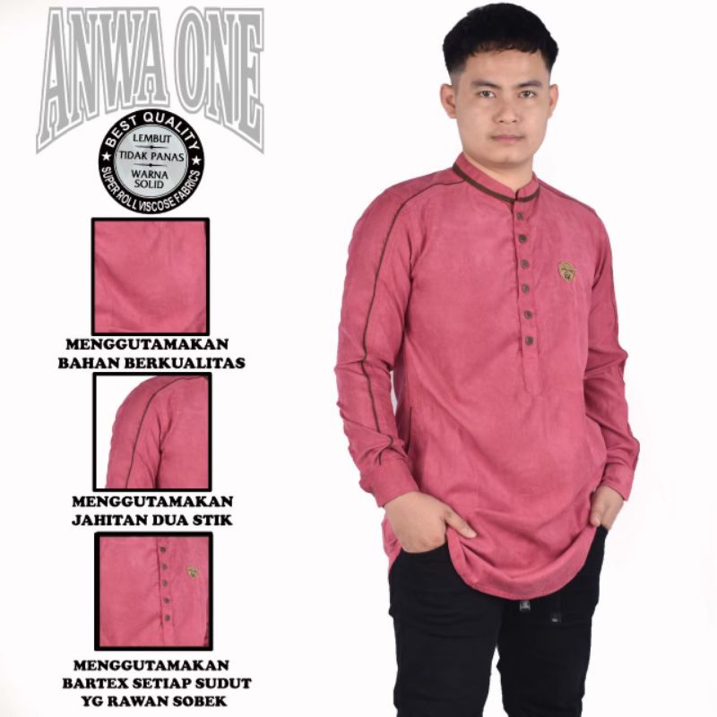 New Koko Qurta lengan panjang original ANWA ONE full tag premium