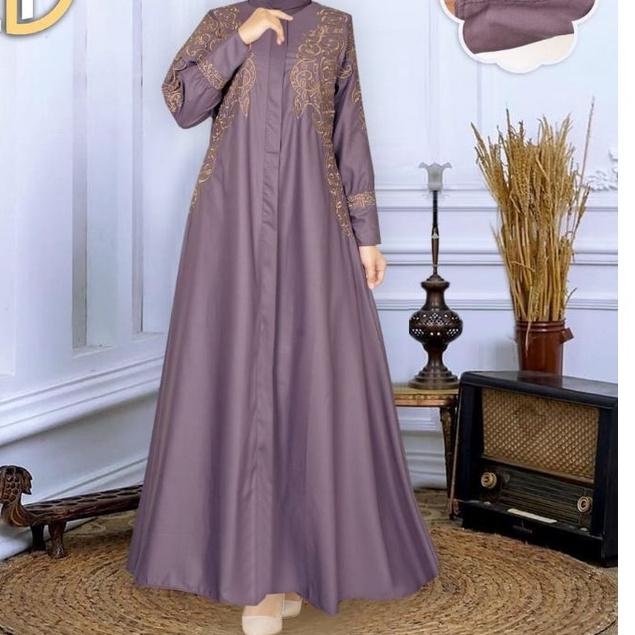 Flash Sale -  GAMIS TOYOBO GAMIS KOMBINASI BORDIR,GAMIS TOYOBO KEKINIAN DAN