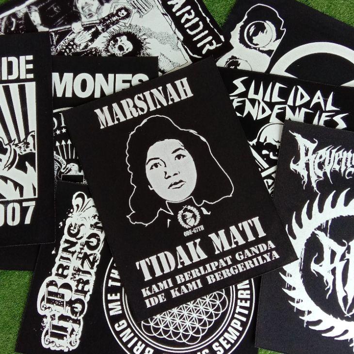 Paling Sesuai.. Backpatch Sablon/Patch Punggung Suicidal Ramones Marsinah/Emblem Belakang Jaket