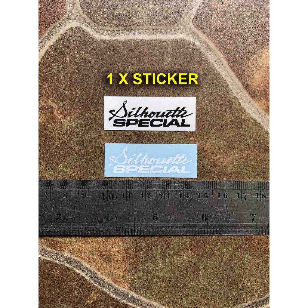 Sticker Silhouette Special Silo Gitar Elektrik Sterling Ernie Ball Musicman Decal Headstock Guitar B