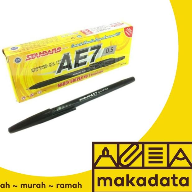 

❆ PULPEN | BOLPEN STANDART AE7 HITAM MURAH ☁