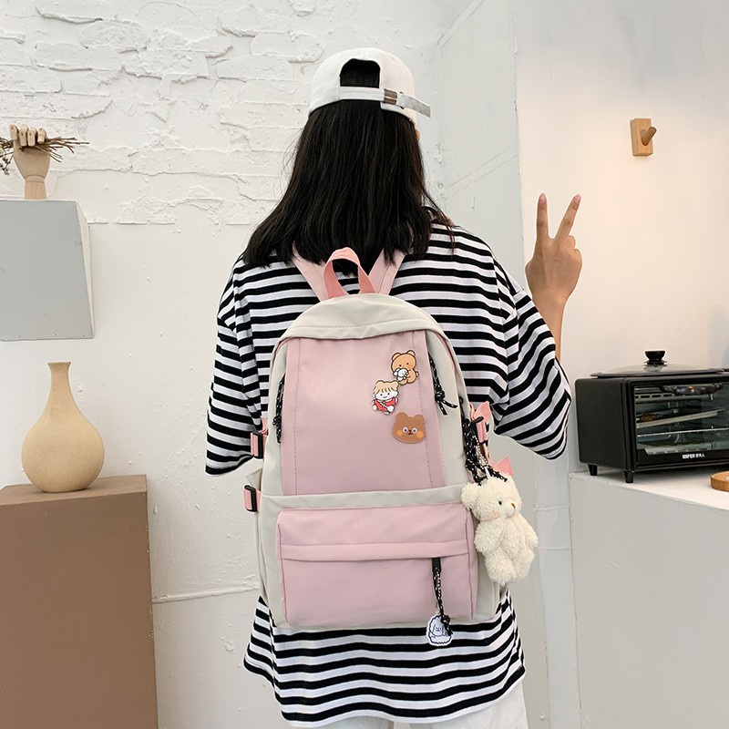 MURMURE.ID | TAS RANSEL WANITA PRIA SEKOLAH KULIAH BACKPACK IMPORT SEKOLAH KULIAH KERJA TERBARU TAS WANITA BG036-2