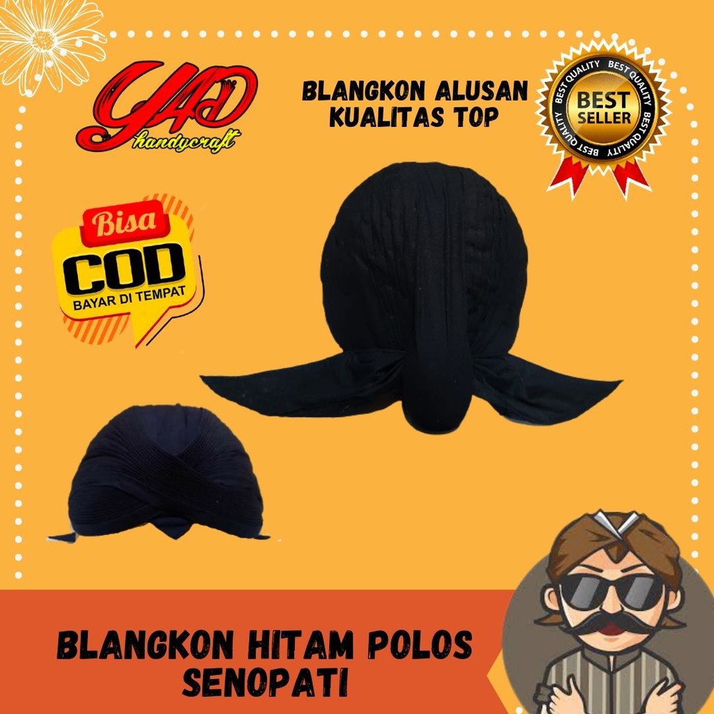 Blangkon blangkon_murah_jogja_Terlengkap_blangkon sunan kalijaga blangkon lipat hitam  polos senopat