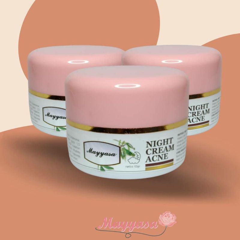 Night Cream Acne Mayyasa Skincare
