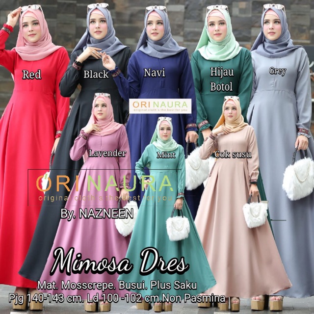 MIMOSA DRESS ORI NAURA