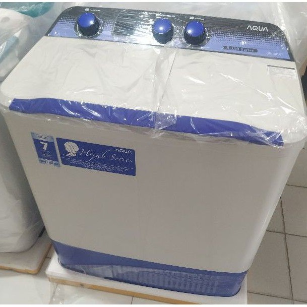 MESIN CUCI AQUA  2 TABUNG 7kg 781 Xt 8 KG 8kg 881 XT ORI GARANSI RESMI KHUSUS BANDAR LAMPUNG MURAH