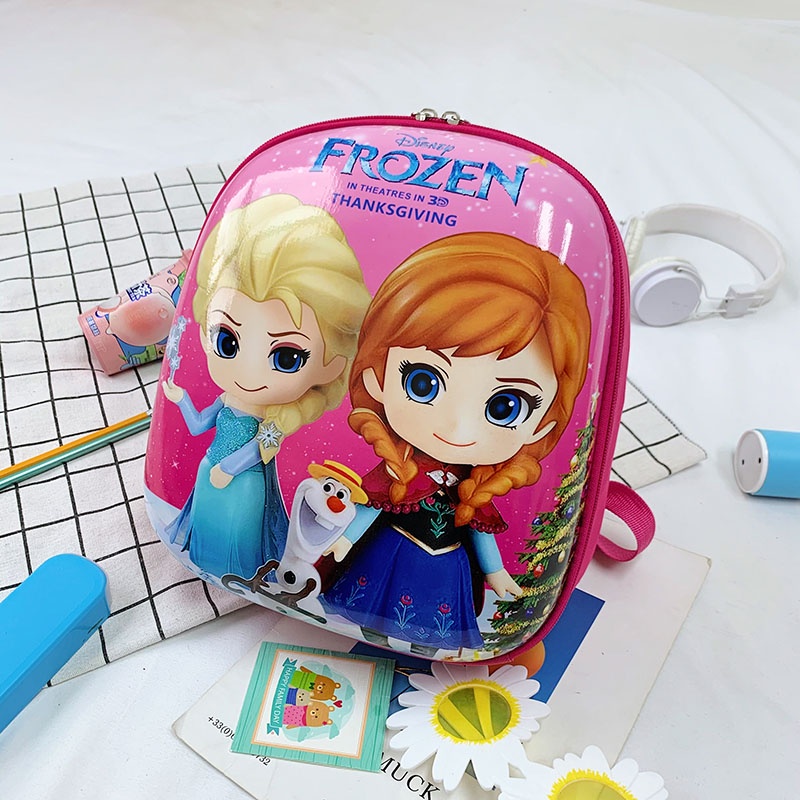 Khatin Tas Ransel Anak / Tas Anak lucu / Tas Karakter / Tas Motif Elsa / LOL / Ultraman - 469