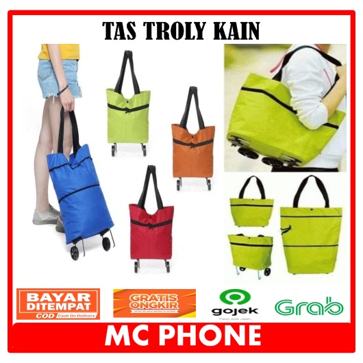 Tas Troli Belanja Serbanguna Trolly Shoping Bag